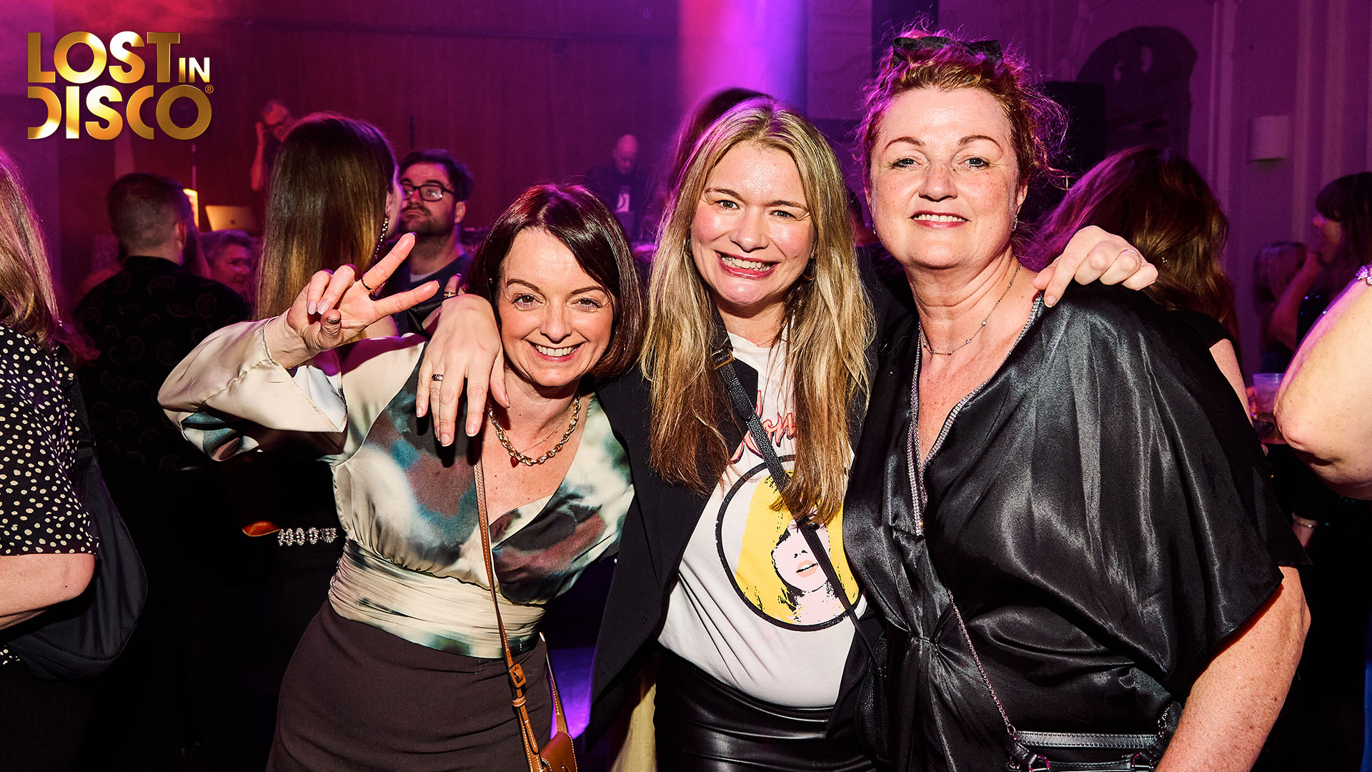 Lost-In-Disco-March-2025-8 Lost In Lost In Disco, London's greatest night of classic 70s disco, in March 2025 featuring Chic vocalist Folami, DJs Jason Regan and Jonnie Blackburn, and dance performance from The Meyer Dancers